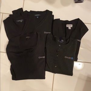 Chase sweaters and vest